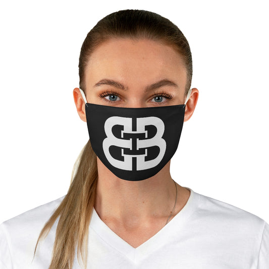 Black Battle Box Fabric Face Mask