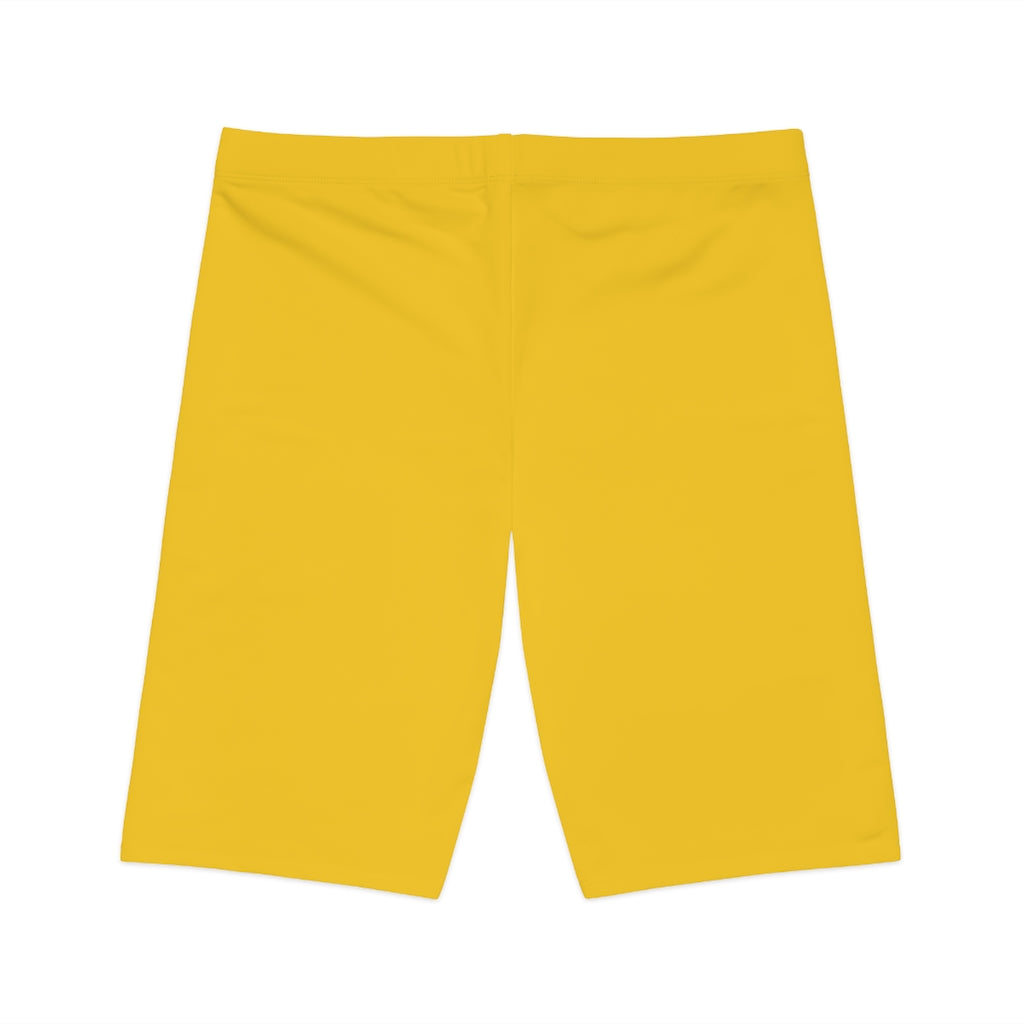 Battle Box Women's Yellow Bike Shorts