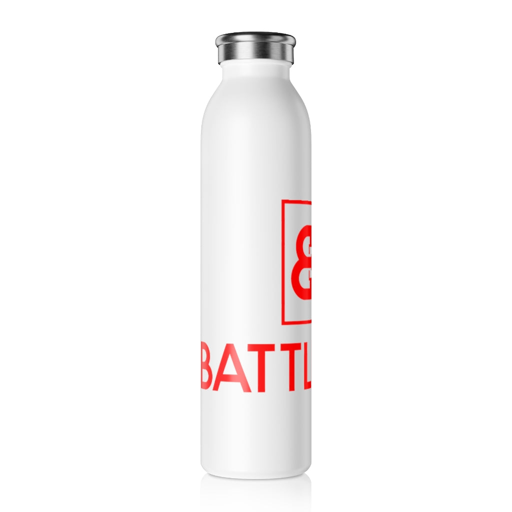 Battle Box Slim 20 Red Logo Water Bottle