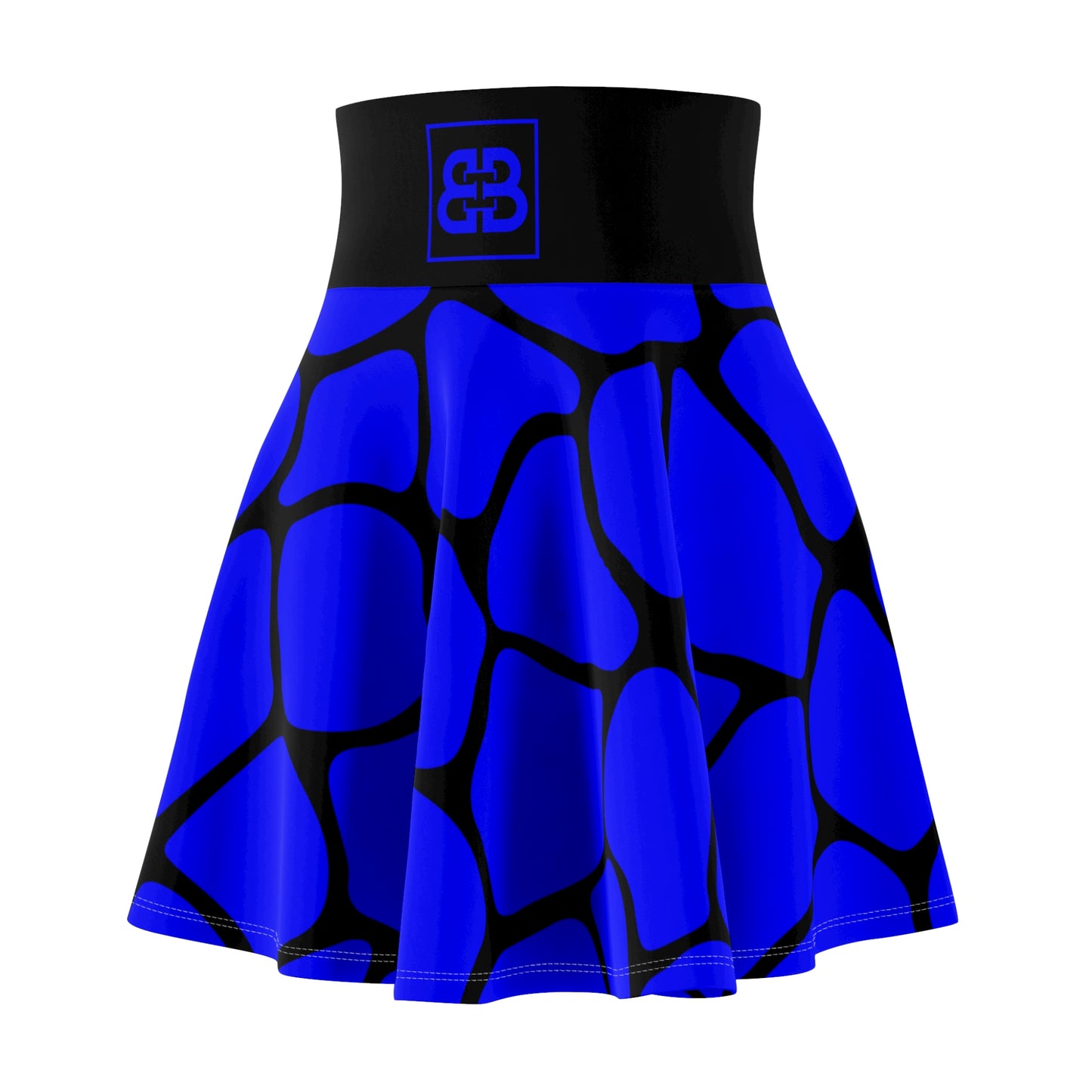 Battle Box High Waist Women's Skater Skirt-HW