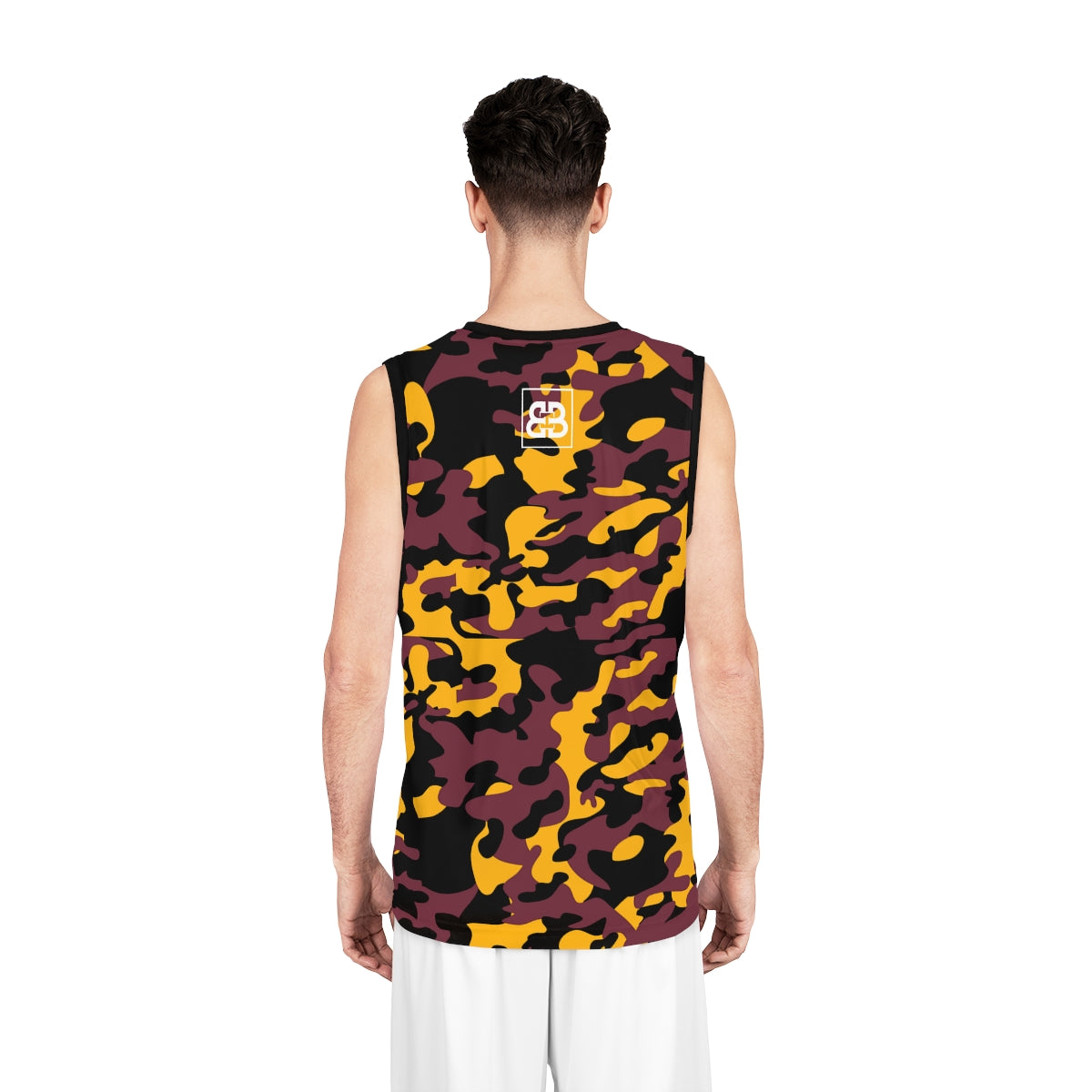 Battle Box Black Burgundy Basketball Jersey