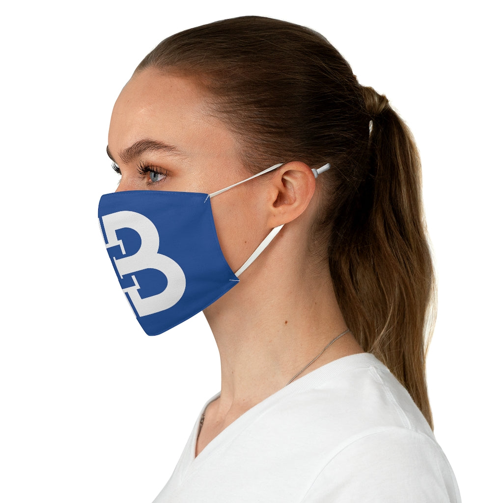 Navy Battle Box Fabric Face Mask