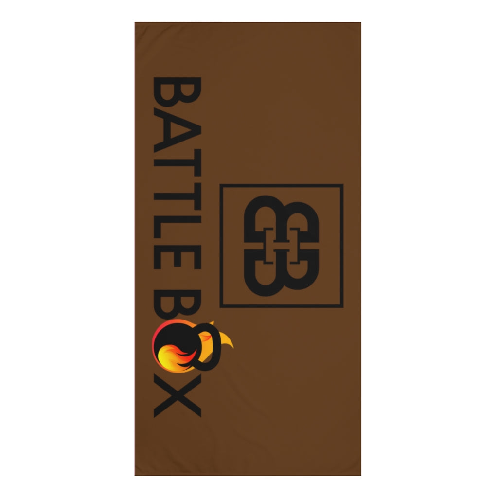 Brown Battle Box Gym Towel