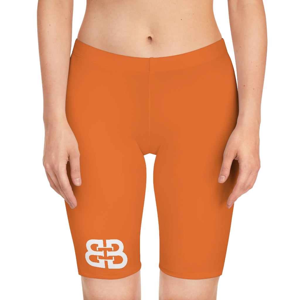 Battle Box Women's Orange Bike Shorts
