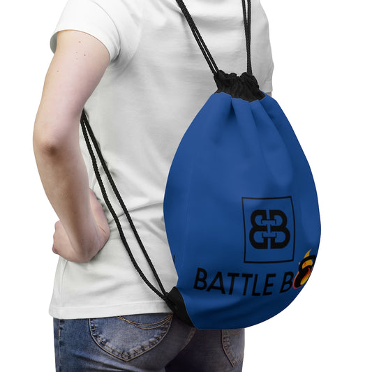 Battle Box Navy Drawstring Bag