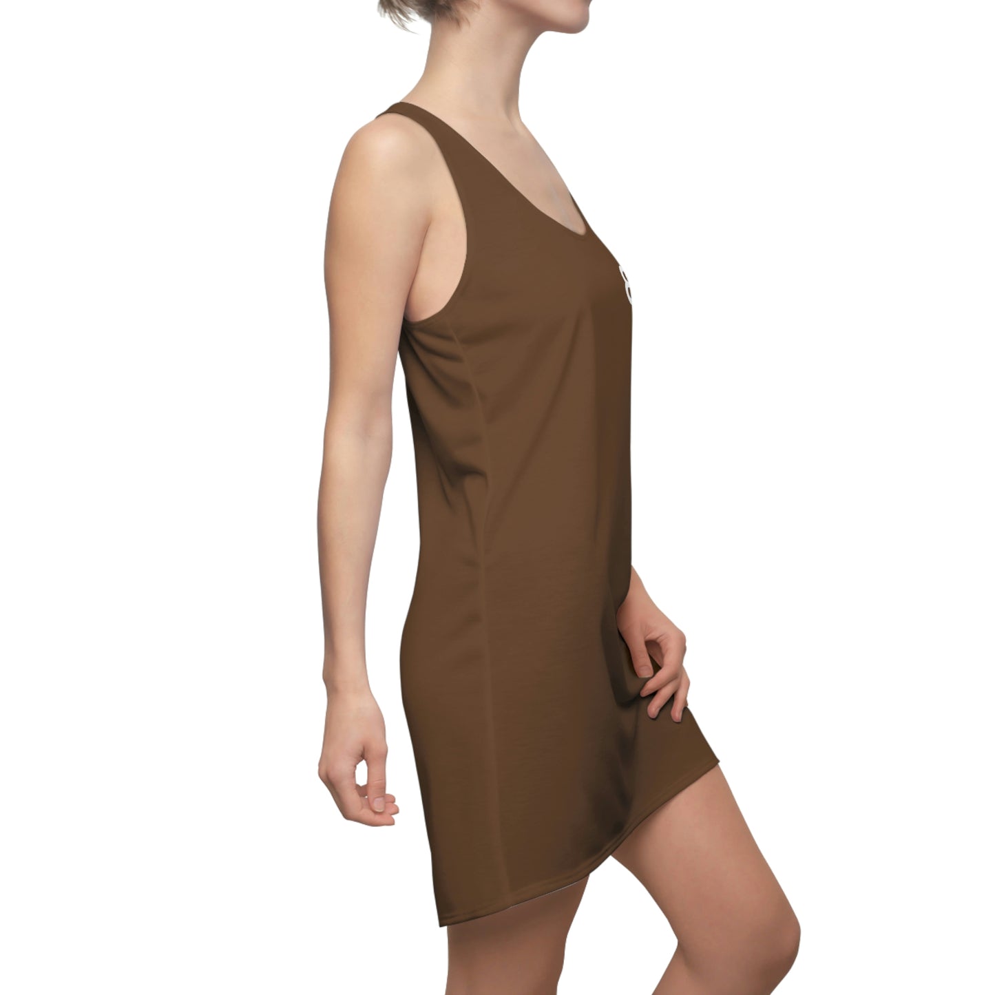 Battle Box Brown Tunic Racerback Top