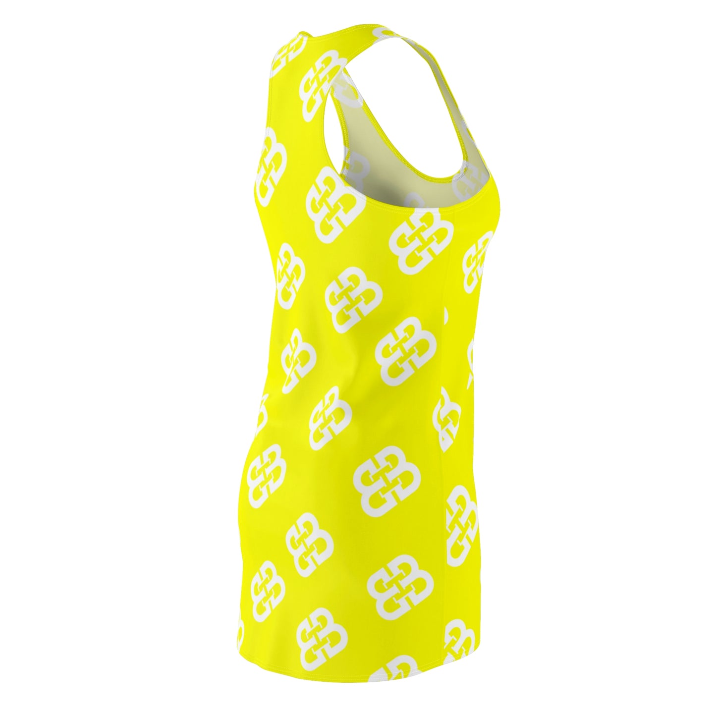 Battle Box Yellow White BB Tunic Racerback Top-CB