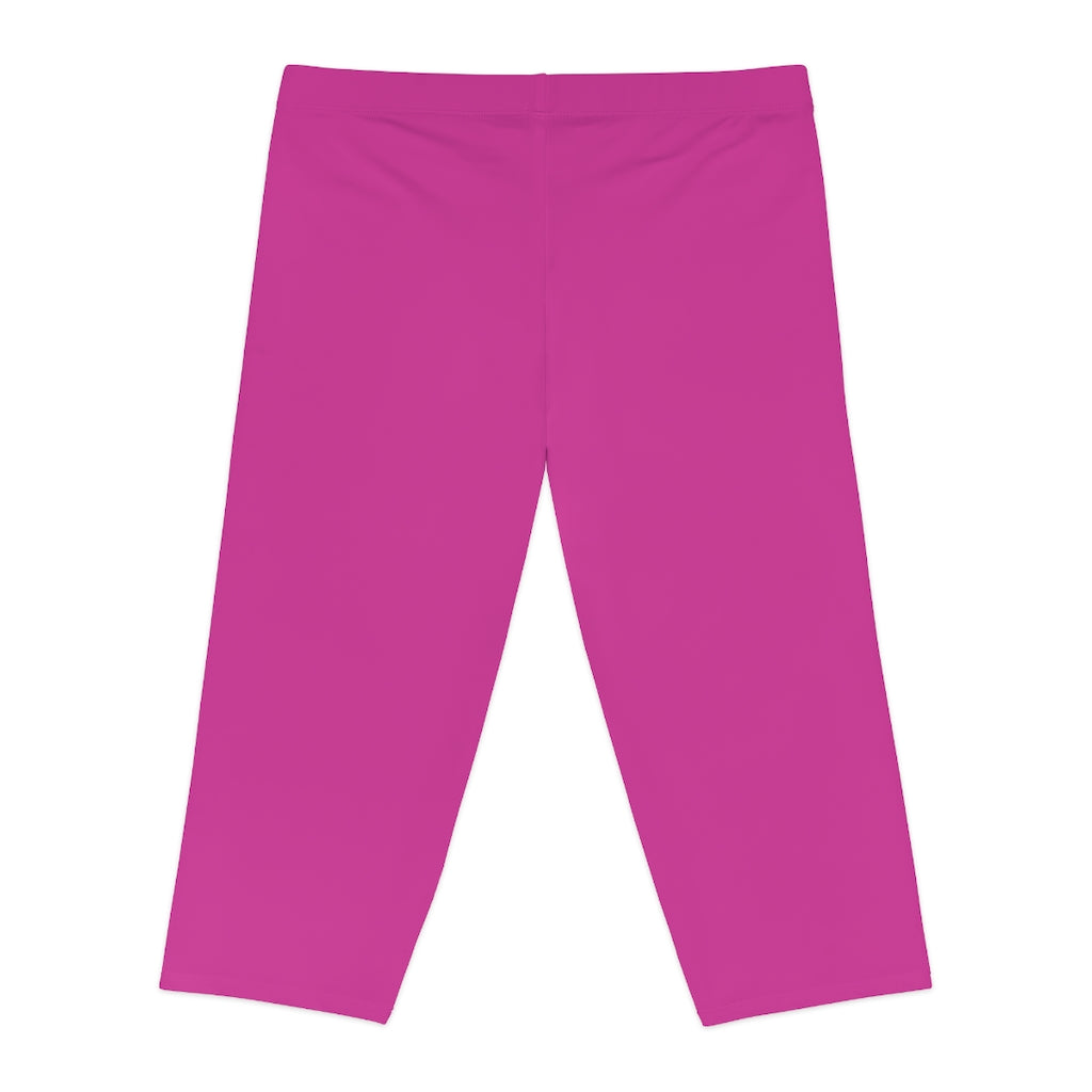 Battle Box [BB] Women's Pink Capri Leggings