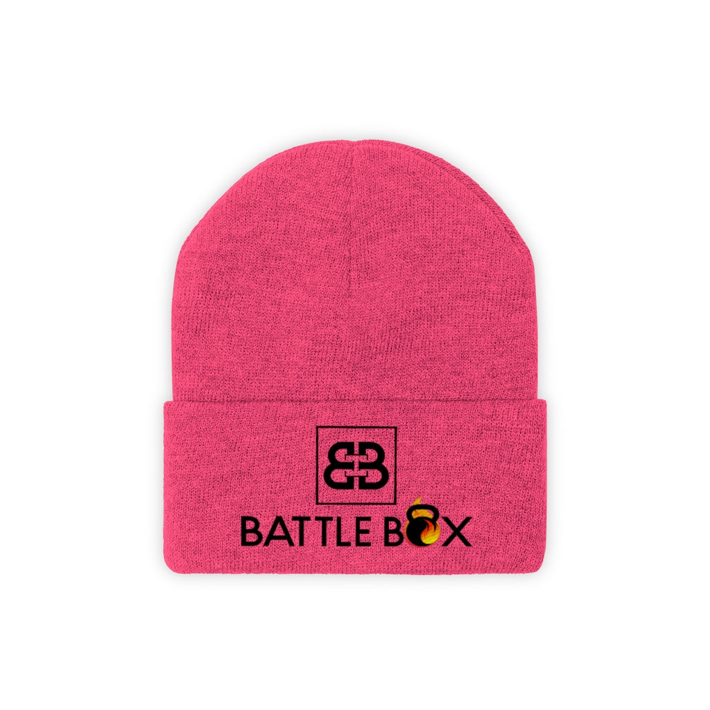 Battle Box [BB] Black Logo Unisex Knit Beanie