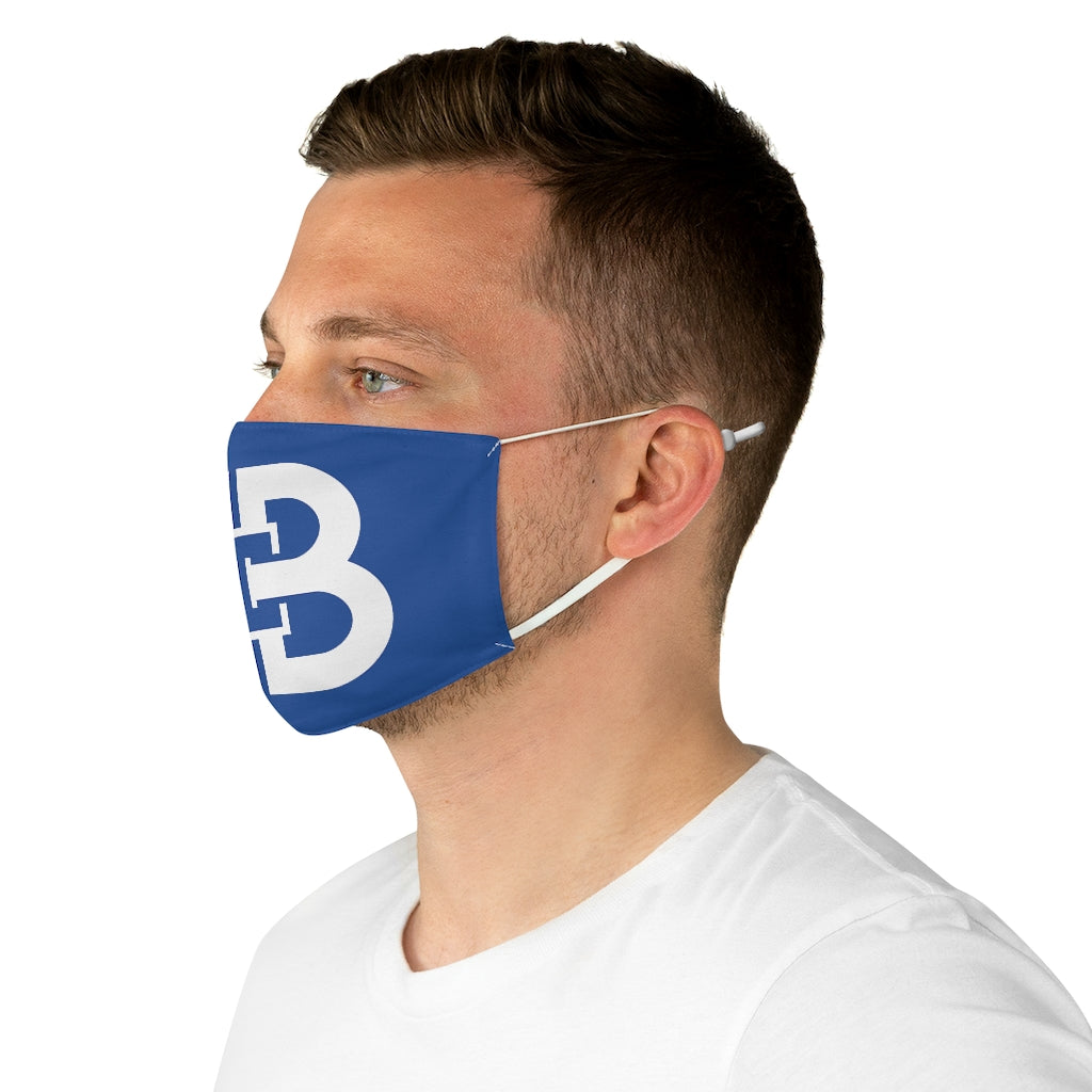 Navy Battle Box Fabric Face Mask